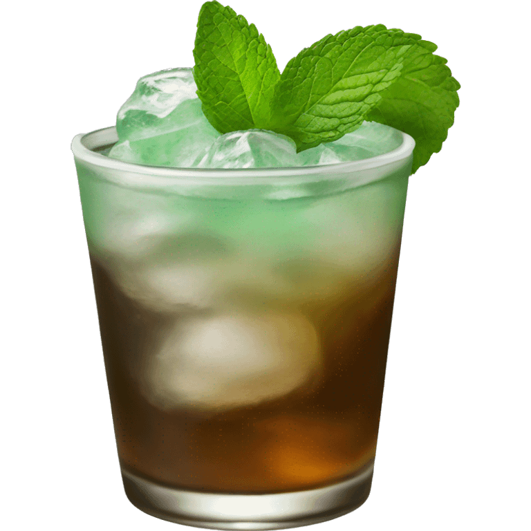 Mint julep cocktail  emoji