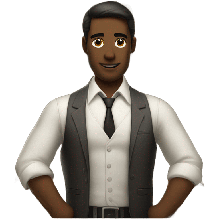 Bar-man emoji