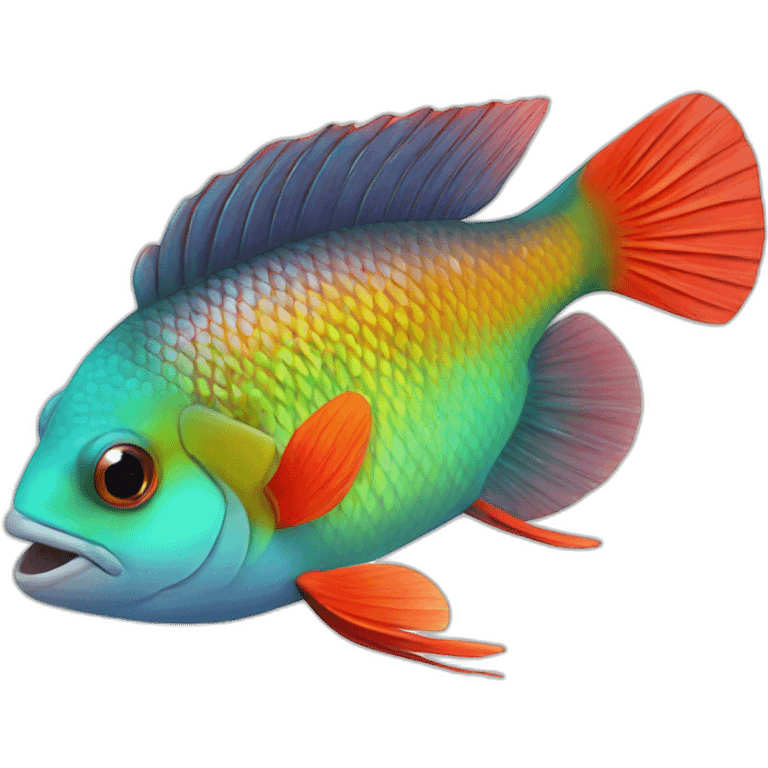 Parrot fish emoji