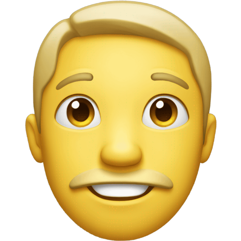 normal yellow face with puffy cheeks emoji