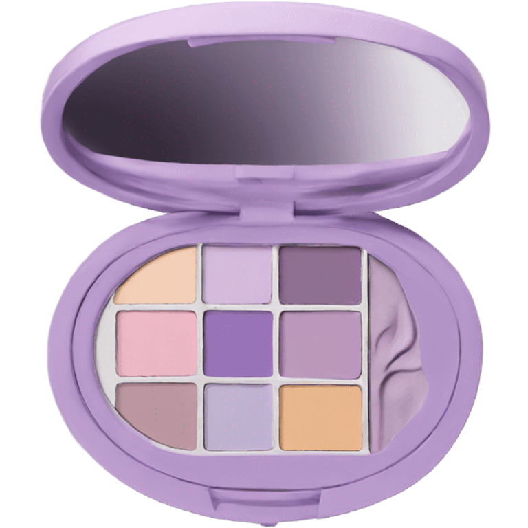 eyeshadow box pastel purple  emoji