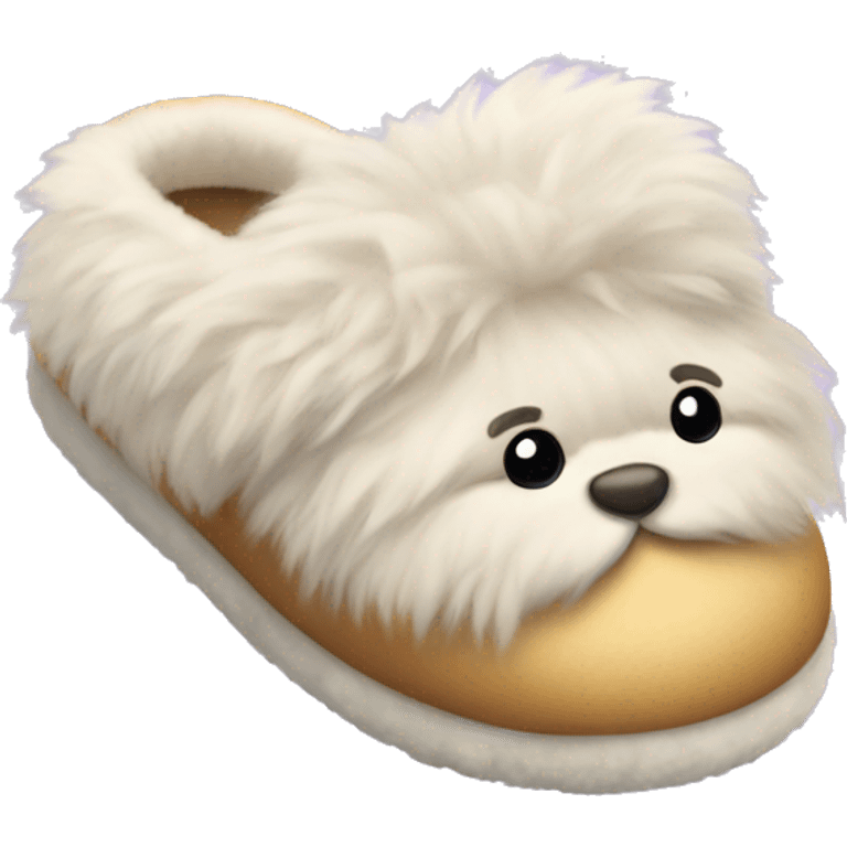 Fluffy slipper emoji