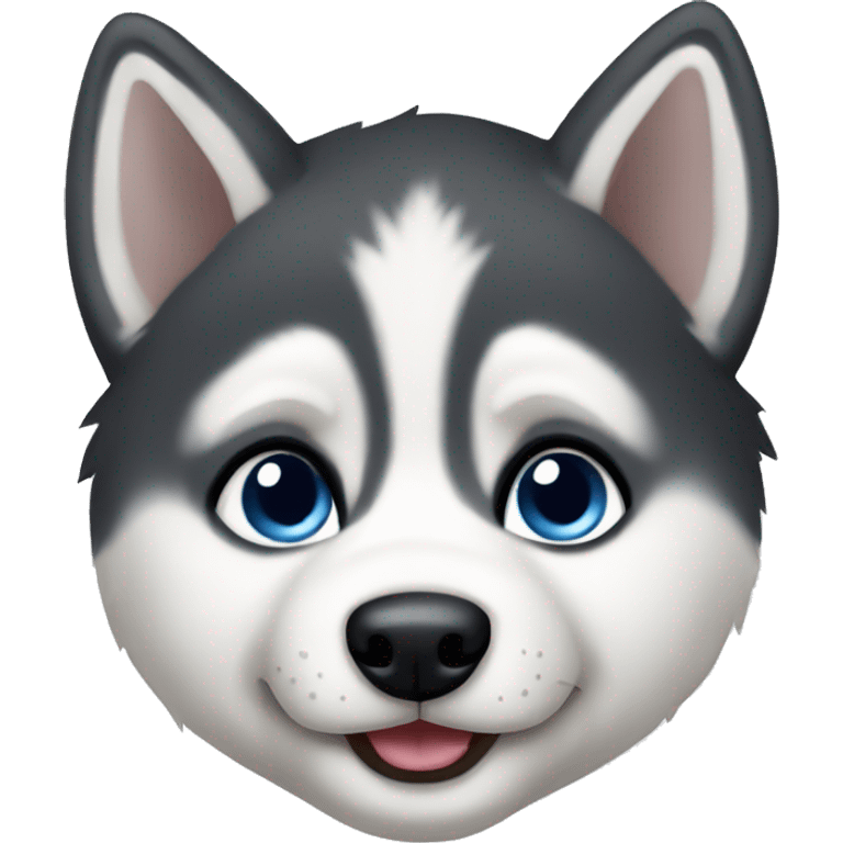 Husky puppy  emoji