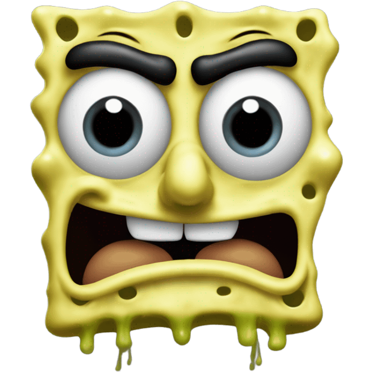 Freaky SpongeBob emoji