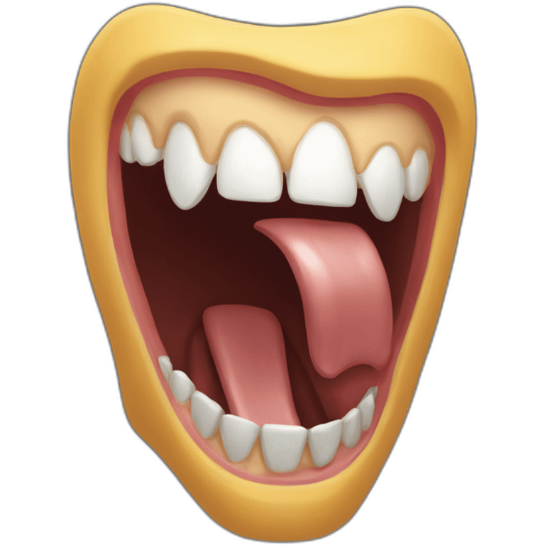 travis scott screaming teeth grill emoji