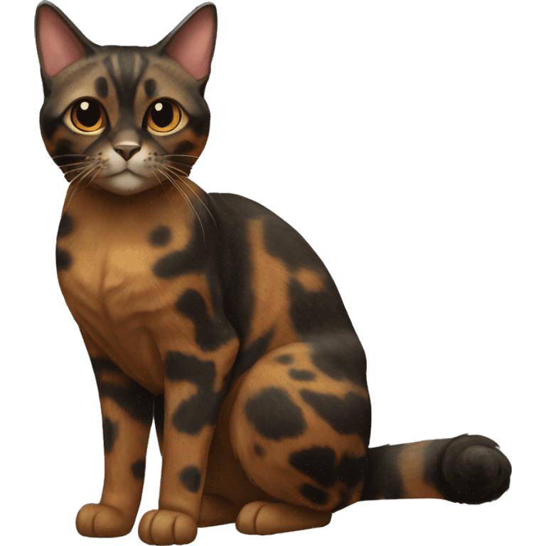 Tortoiseshell Cat Breed Full Body emoji