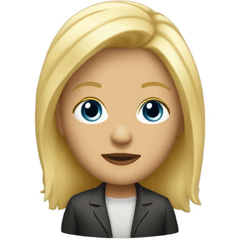 blonde heavy suite emoji