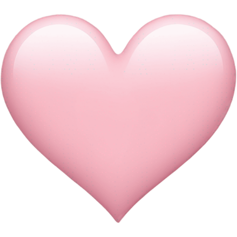 light pink heart emoji