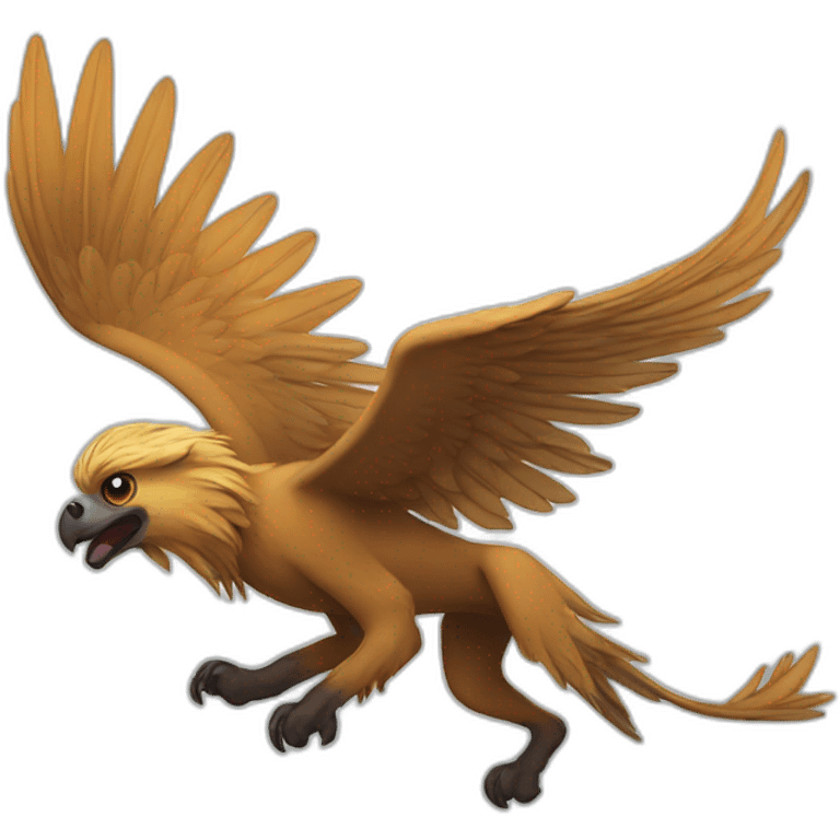 griffon flying emoji