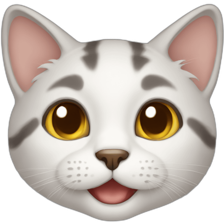 Cat happy emoji