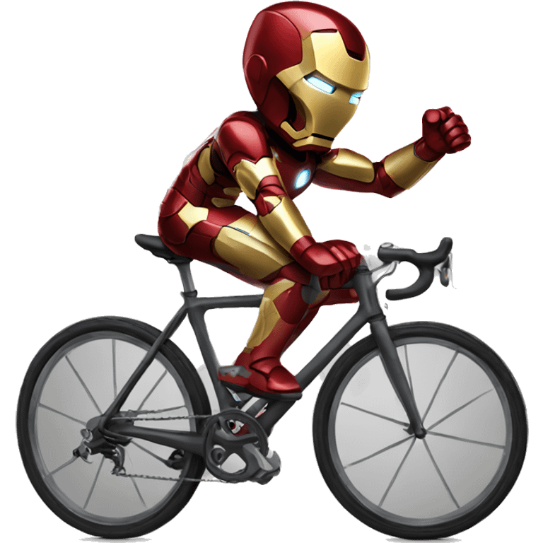 ironman riding a bike emoji