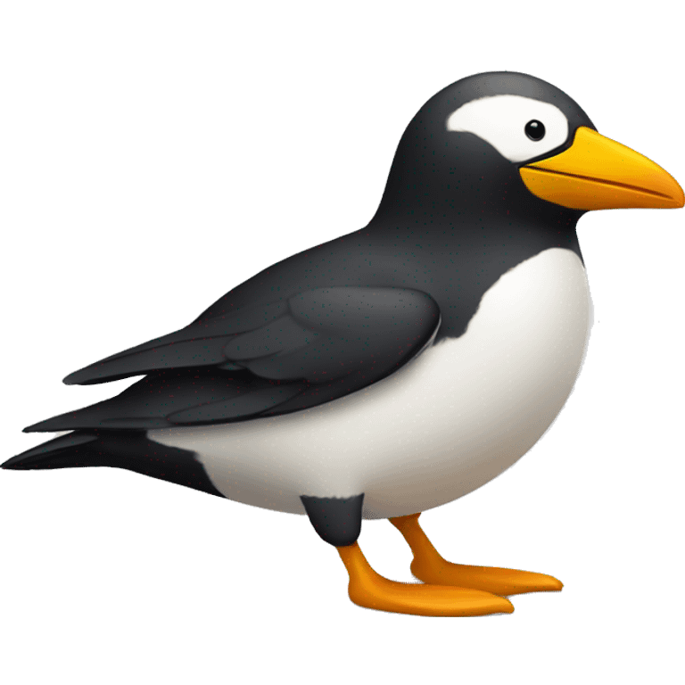 Pingouin qui se bat emoji