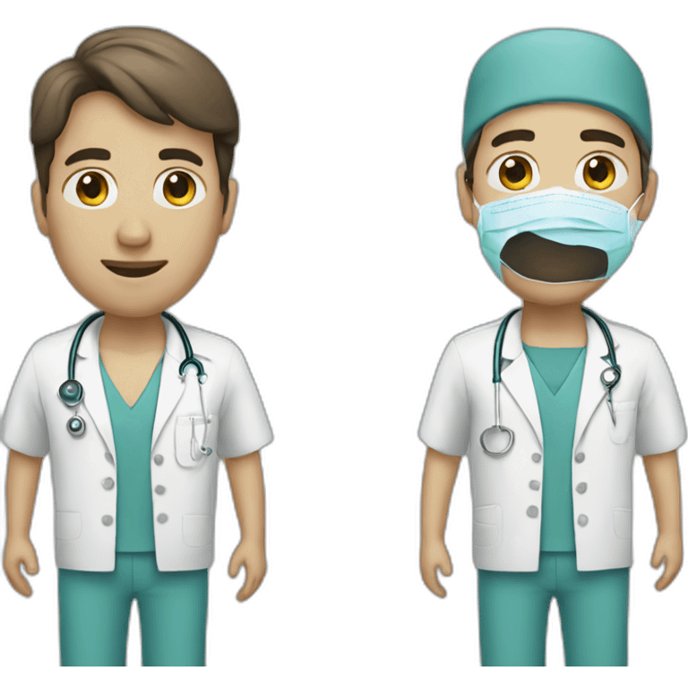 2 Surgeons emoji