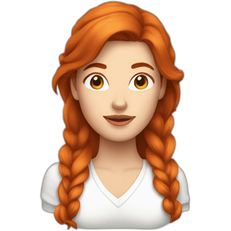 Femme rousse emoji