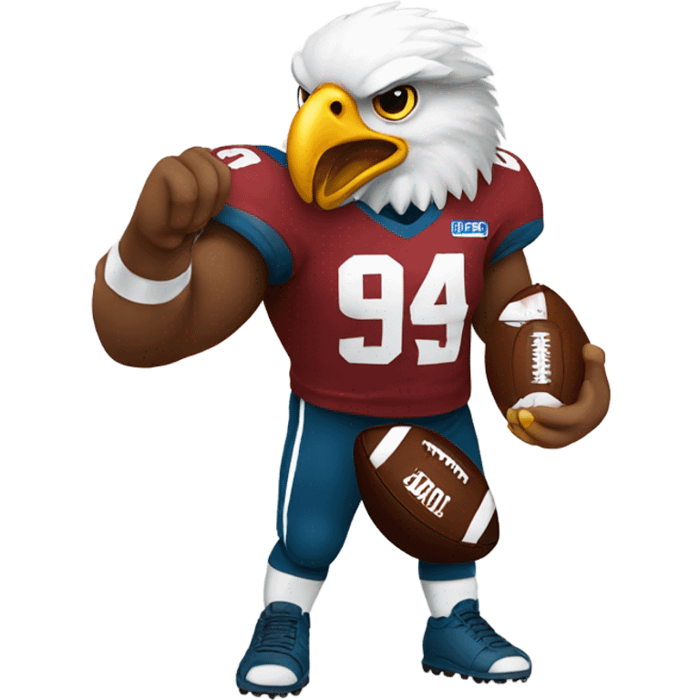 Eagle at the Super Bowl  emoji