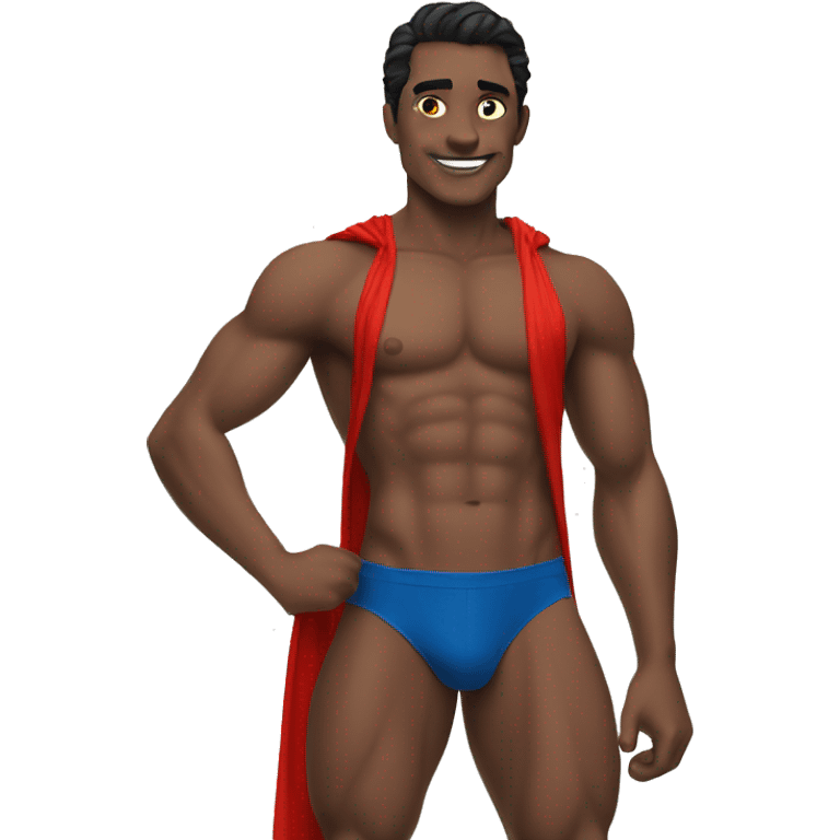 Superman in a bikini  emoji