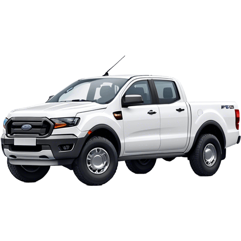 Ford Ranger - Ford (Model Year: 2024) (Iconic colour: White) emoji