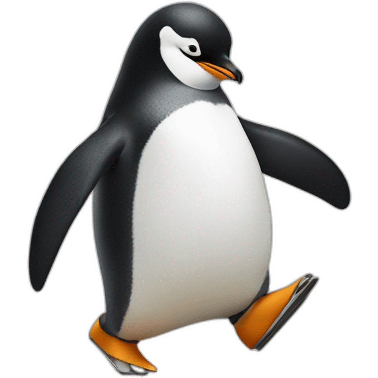 penguin breakdancing emoji