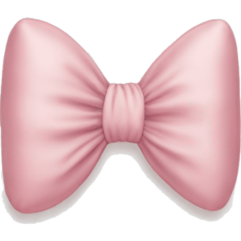 Light pink silk bow shaped pillow  emoji