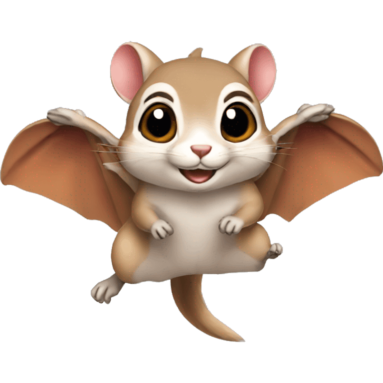 Flying squirrels emoji