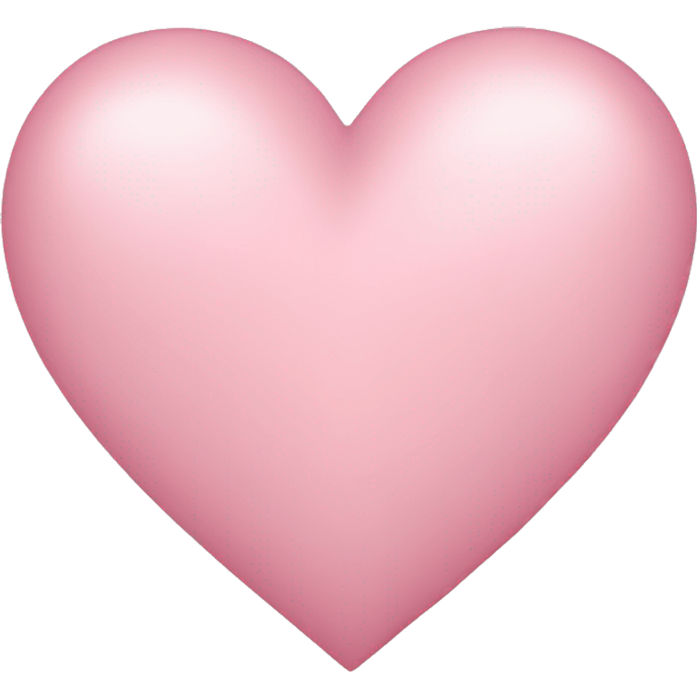 Light pink heart emoji