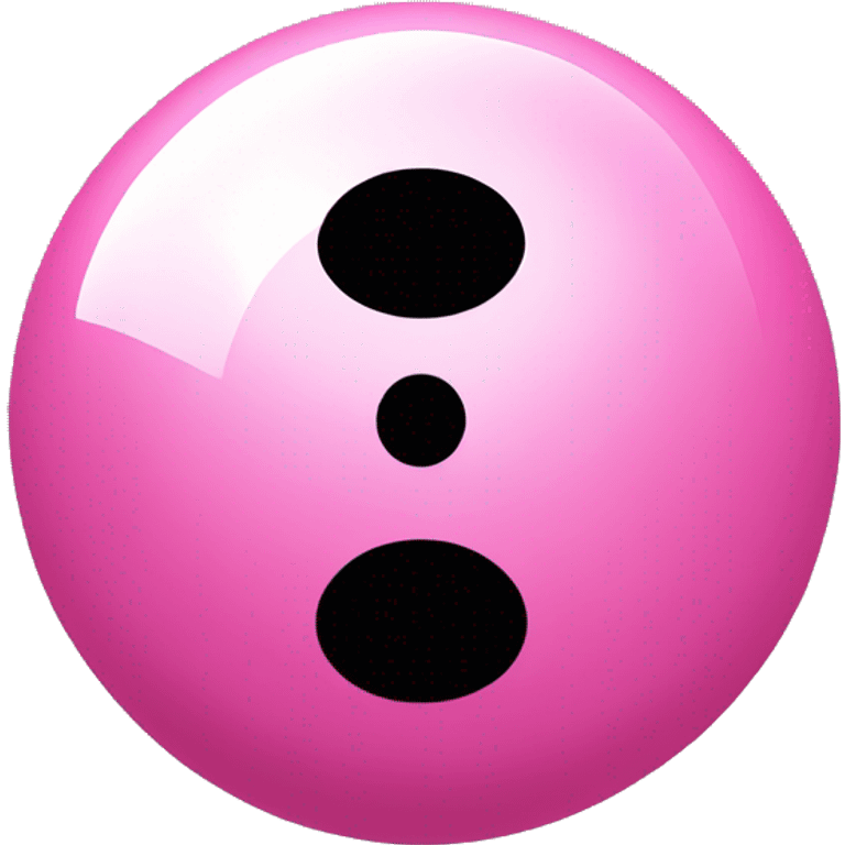 Pink 8 ball emoji