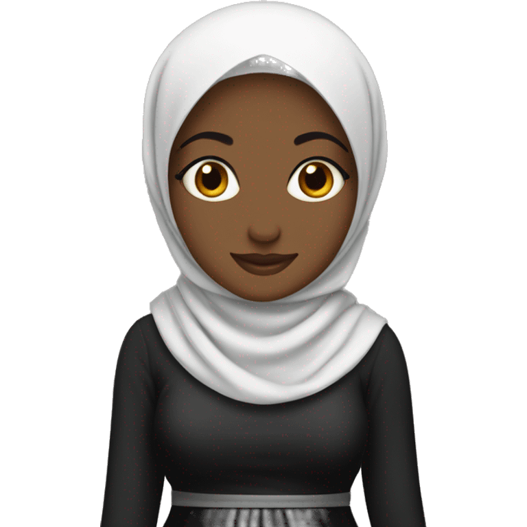 Black Hijabi nikkah emoji