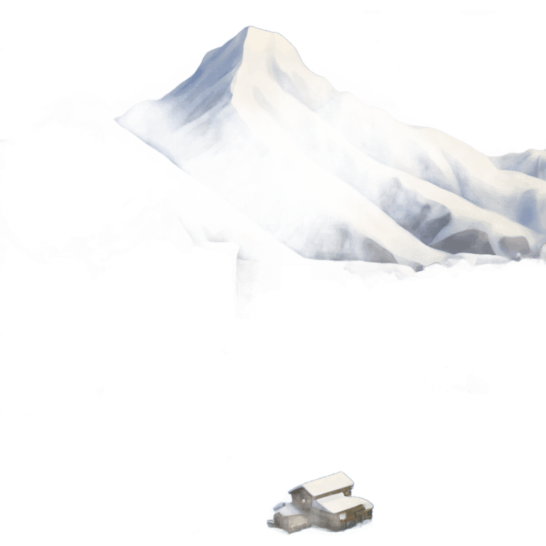 Mountain beach city snow emoji