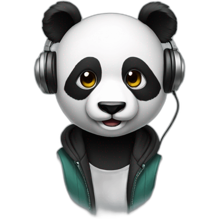 dj panda emoji