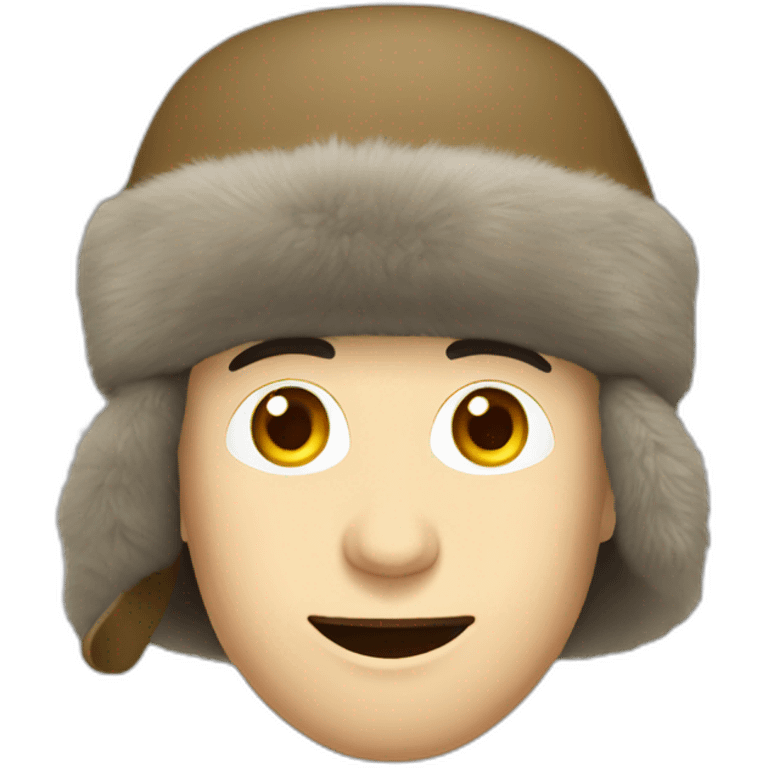 Russia ushanka-hat emoji