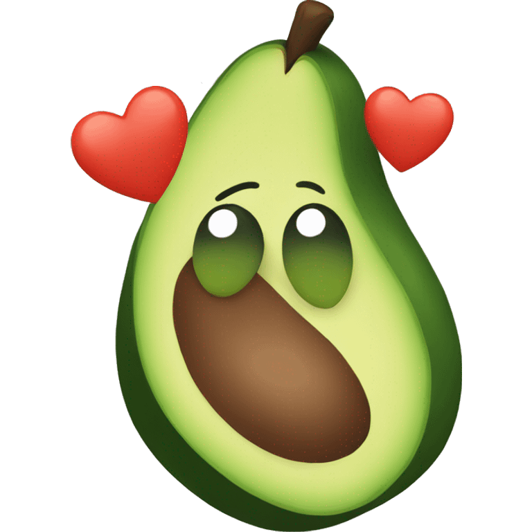 Avocado love  emoji