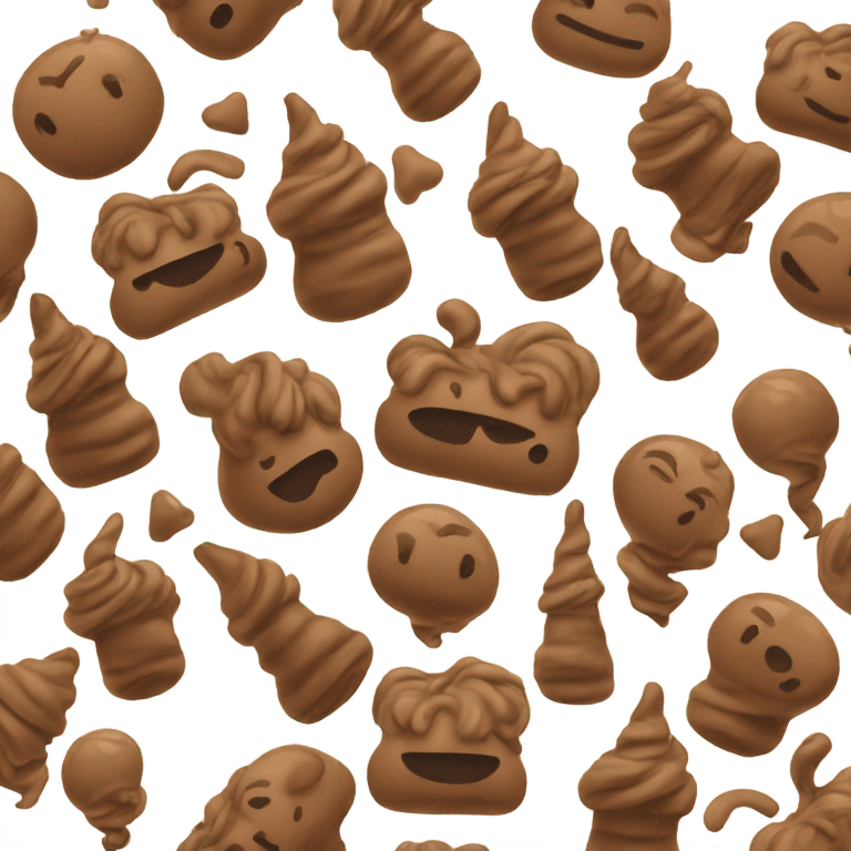 poop with birthday emoji