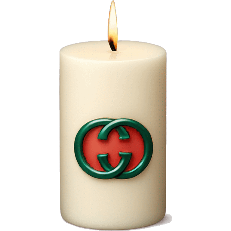 gucci logo candle emoji