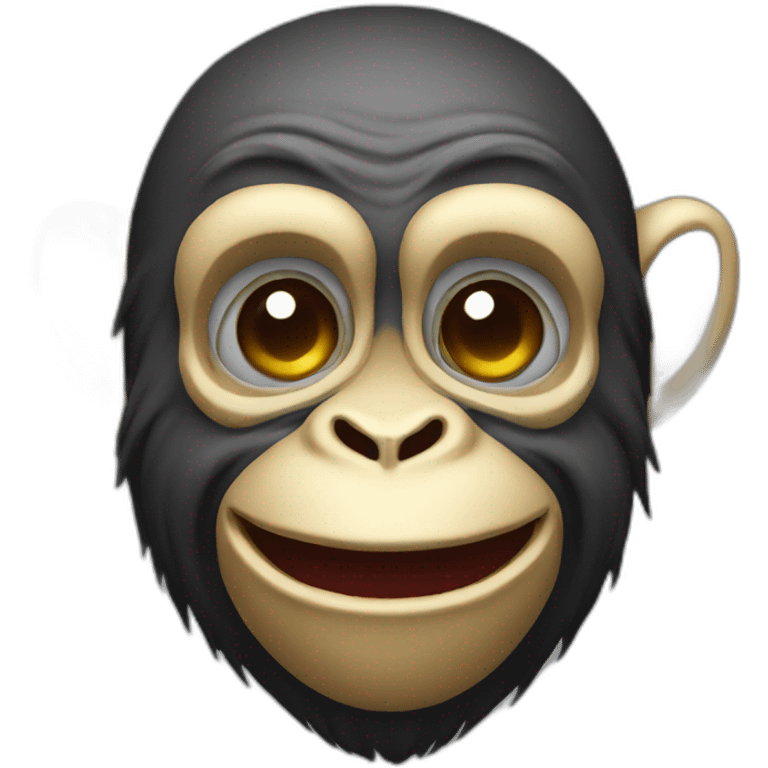 monkey clown mask emoji