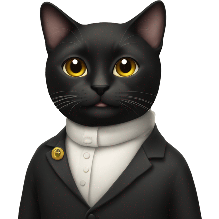 Gato negro  emoji