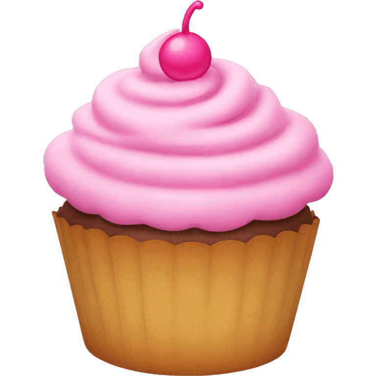 pink cupcake emoji