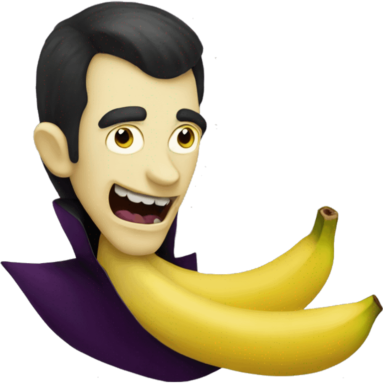 vampire banana emoji