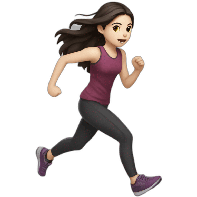 India eisley running emoji