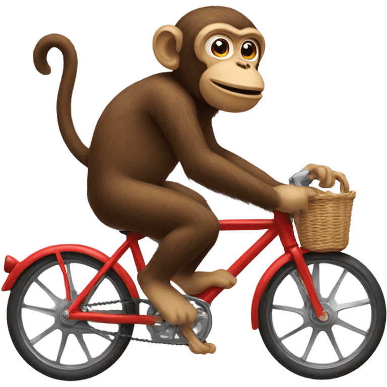 Monkey on a bike  emoji