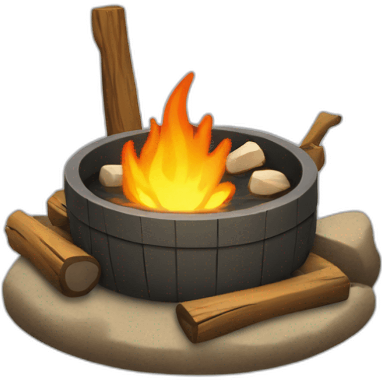 Campfire Hot Tub emoji