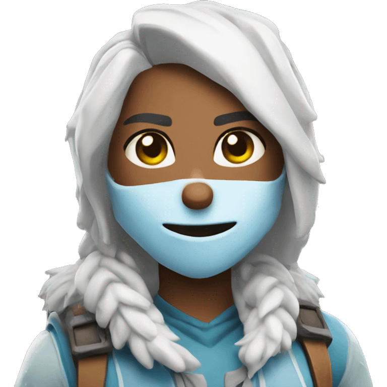 Ice spice playing Fortnite emoji