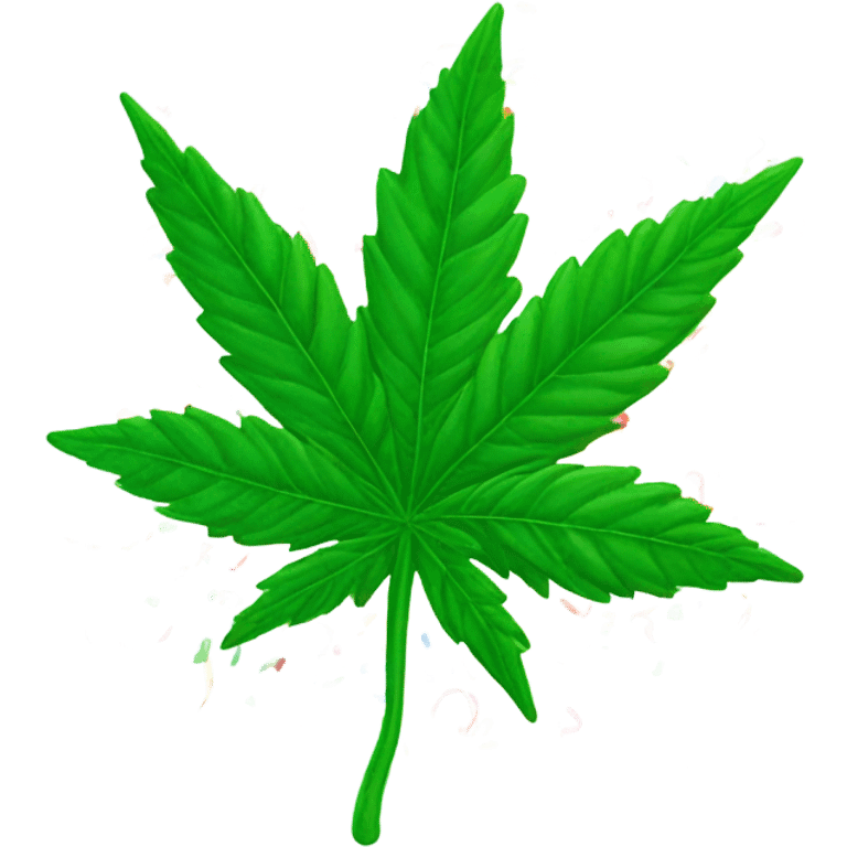 Party pot leaf emoji