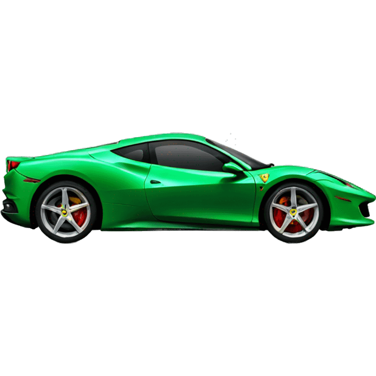 green ferrari emoji