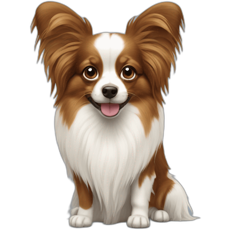 Papillon dog emoji