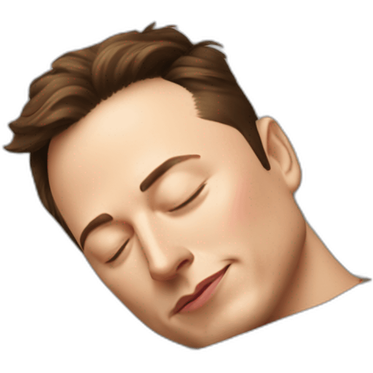 Elon musk sleeping emoji