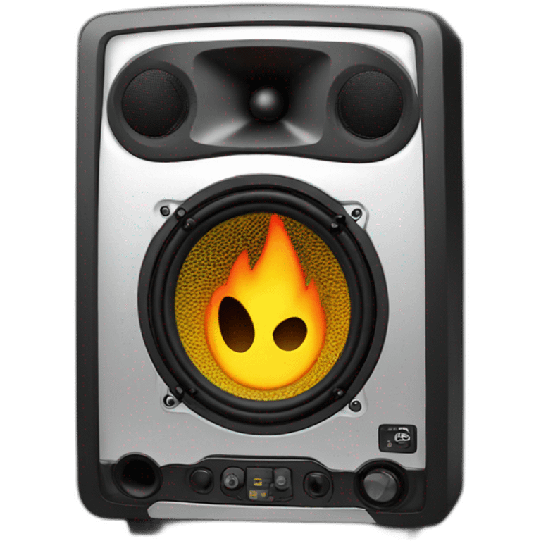 Fire dj speaker emoji