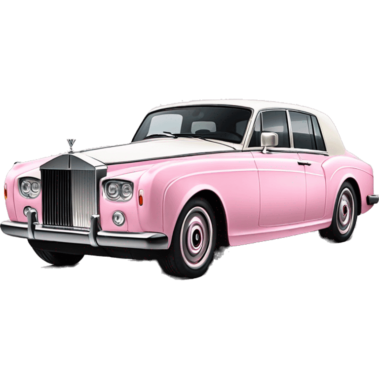 Pastel Pink Rolls Royce emoji