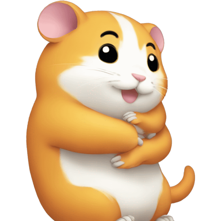 Hamtaro hug emoji