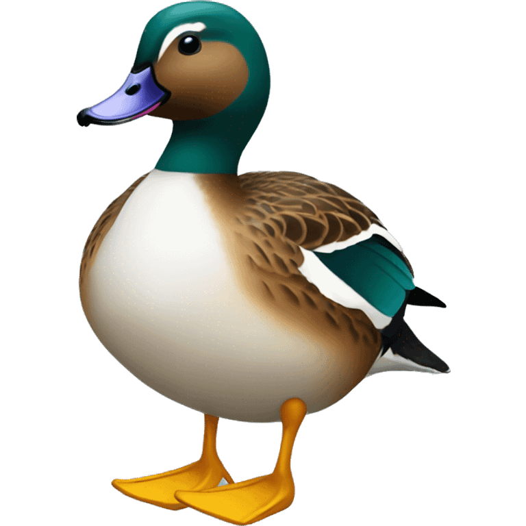 Blue winged teal duck emoji