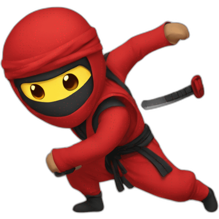 red ninja emoji